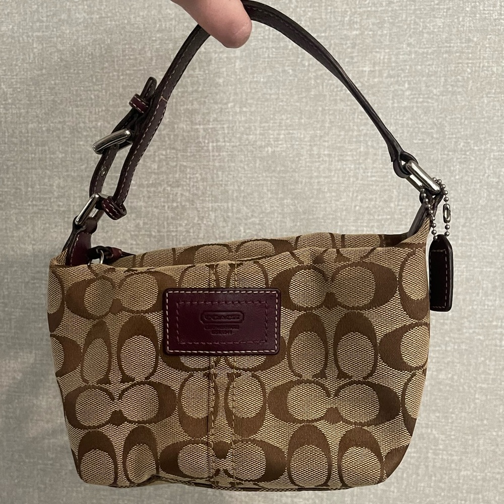 Coach Signature Mini Hobo Shoulder bag